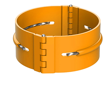 Hinged Spiral Nail Stop Collar Hinged Spiral Nail Stop Collar